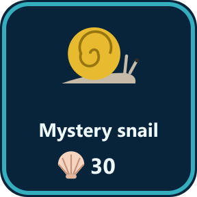 The Mystery snail key in the shop