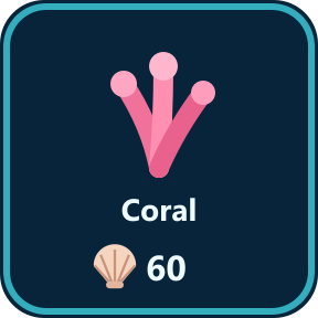 The Coral key in the shop
