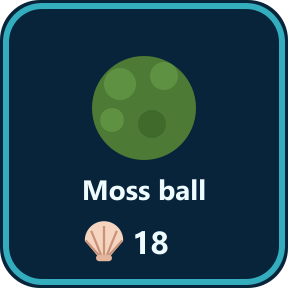 The Moss ball key in the shop