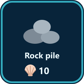 The Rock pile key in the shop