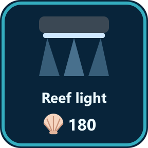 The Reef light key in the shop