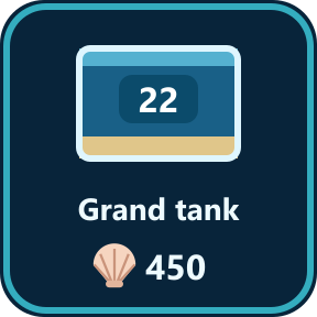 The Grand tank key in the shop