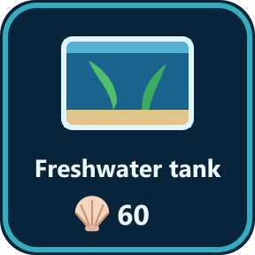 The Freshwater tank key in the shop