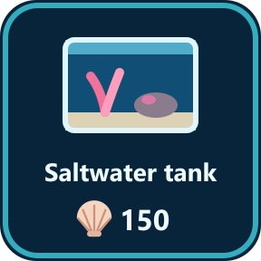 The Saltwater tank key in the shop