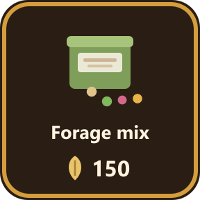 The Forage mix key in the shop