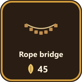 The Rope bridge key in the shop