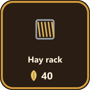 The Hay rack key in the shop