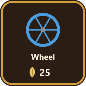 The Wheel key in the shop